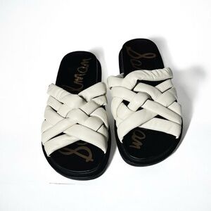 🌻NEW NWOT Sam Edelman Vaugn Womens Strappy Slip On Slide Sandals Size 6